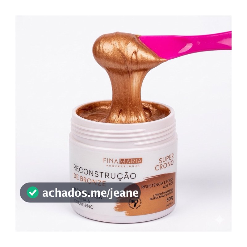 TRATAMENTO RECONSTRUTOR CAPILAR EFEITO TEIA BRONZE 500G - AMINOÁCIDOS E COLÁGENO