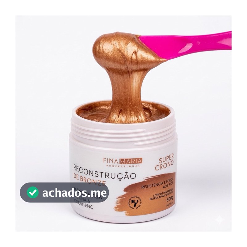 TRATAMENTO RECONSTRUTOR CAPILAR EFEITO TEIA BRONZE 500G - AMINOÁCIDOS E COLÁGENO