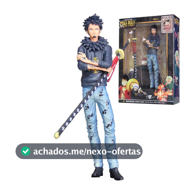 Figura DE Ação LAW ONE Piece COM Caixa Trafalgar D. LAW Action Figure