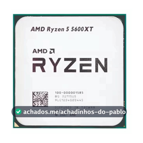Ryzen 5 5600XT AMD AM4 4.7 GHz 6 Cores 12 Threads (novo S/Box)