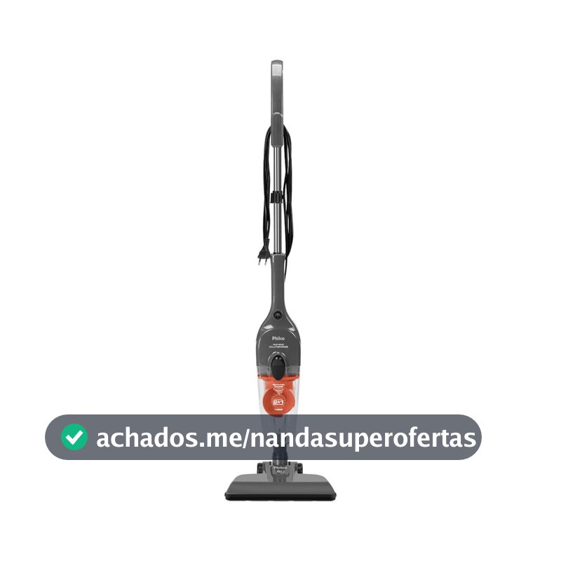 Aspirador de Pó Vertical Philco Ciclone 2 em 1 1400W PAS1550C