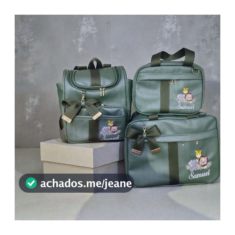 kit bolsa personalizada com 4pecas