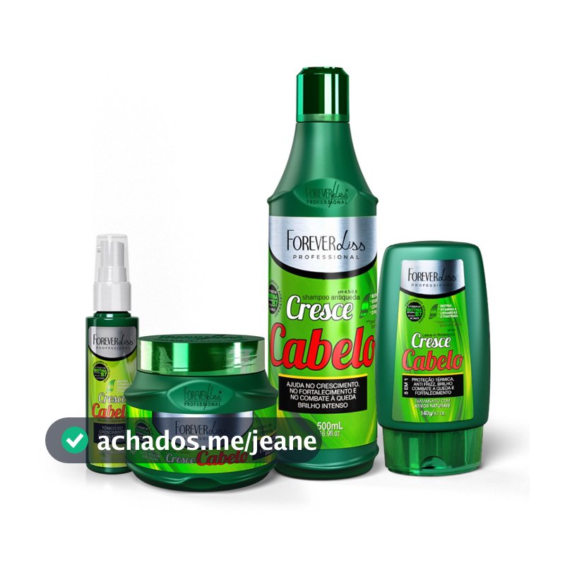 Kit Cresce Cabelo Completo Pequeno