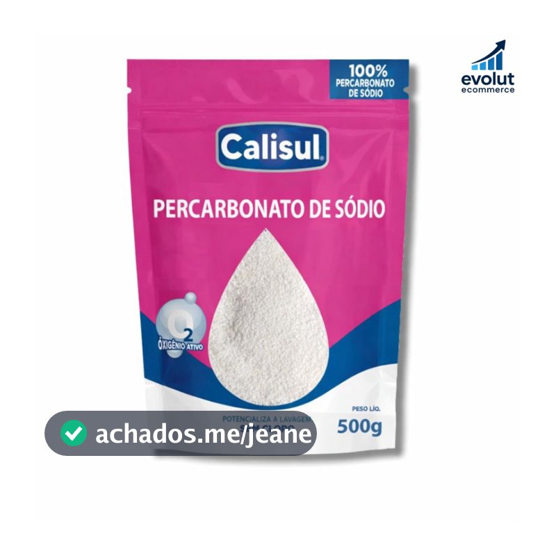 Percarbonato de Sódio 100% Puro| Remove Manchas, Clareia Roupas Brancas | Limpeza Geral