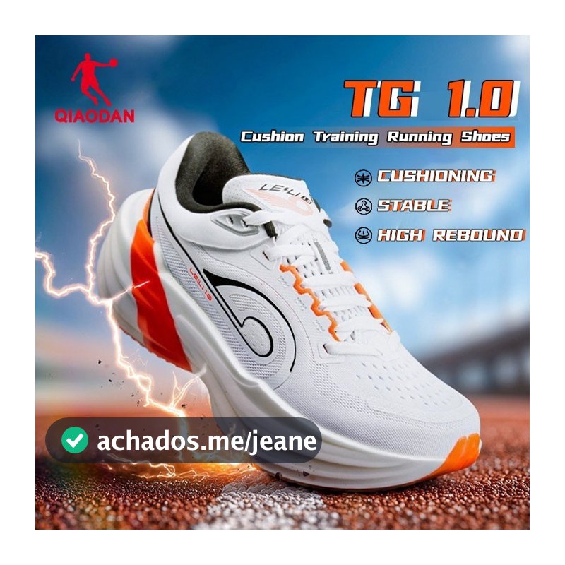" Sola Grossa E 2E De Largura À Prova Deqiaodan TG 1.0 Masculino Tênis De Corrida Profissional Respirável Rebote QDB0232