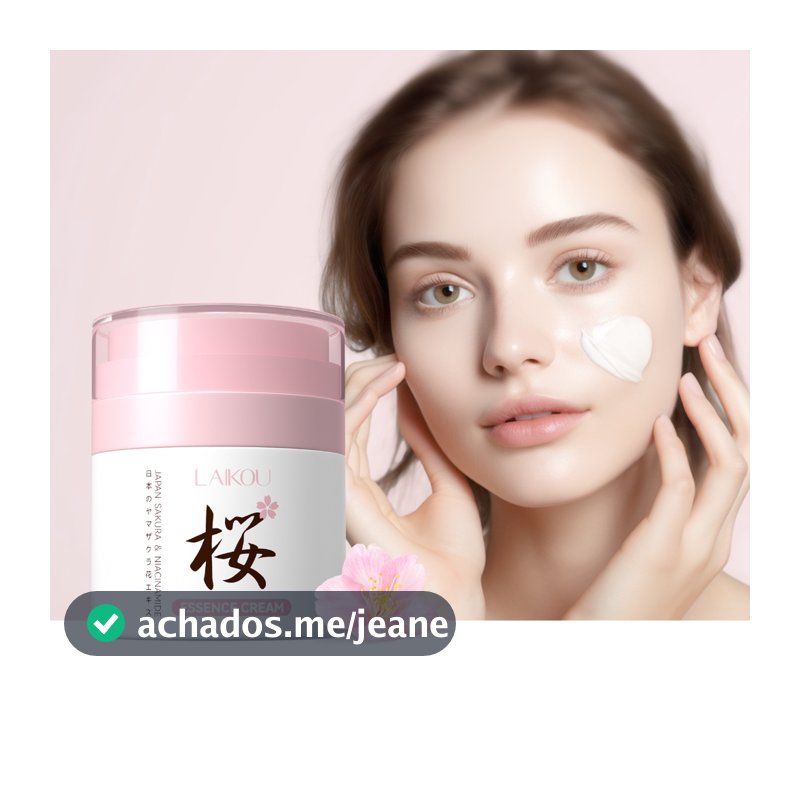 LAIKOU Sakura Creme Facial Niacinamida Clareador Hidratante 50g