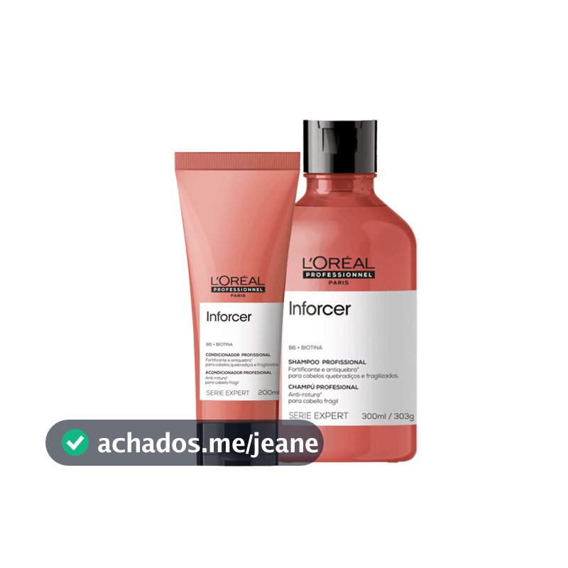 Kit Inforcer Shampoo e Condicionador