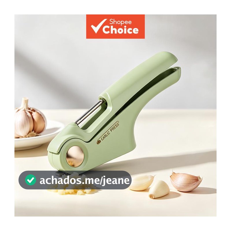 Prensa E Picador Manual De Alho Com Alça Ergonômica Para Preparação De Cozinha