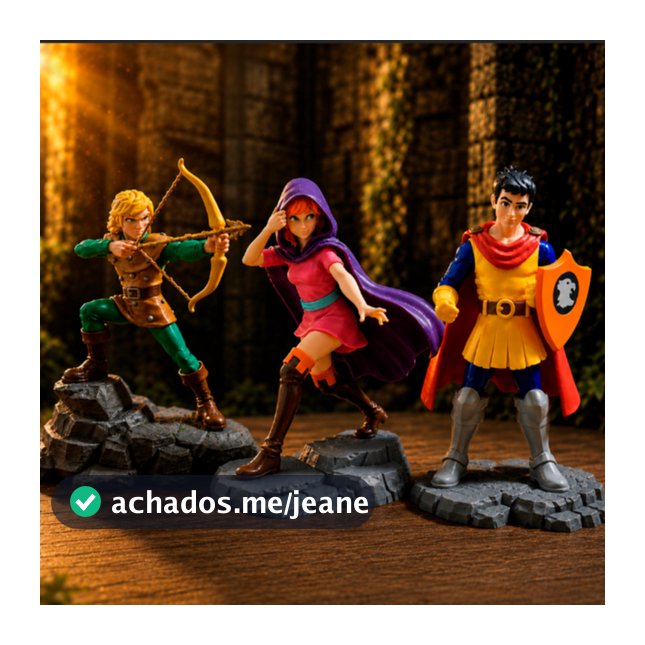 Bonecos Caverna do Dragão Arqueiro Hank Eric Colecionável Geek Decoração 18 cm