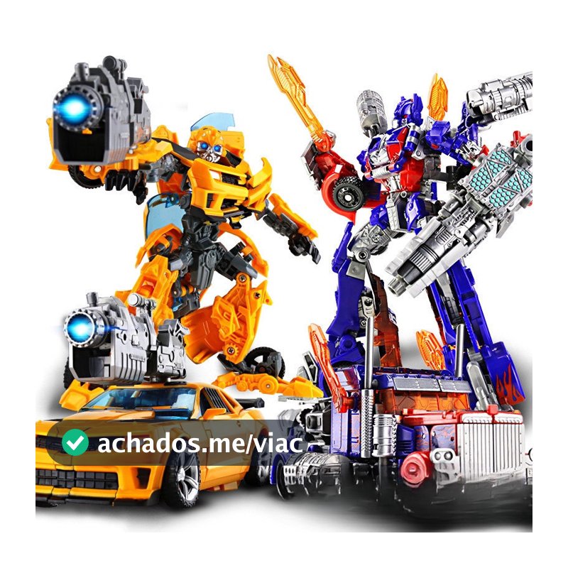 Grandes Transformadores De Brinquedo Optimus Prime Bumblebee Robôs Carro Caminhão Brinquedo