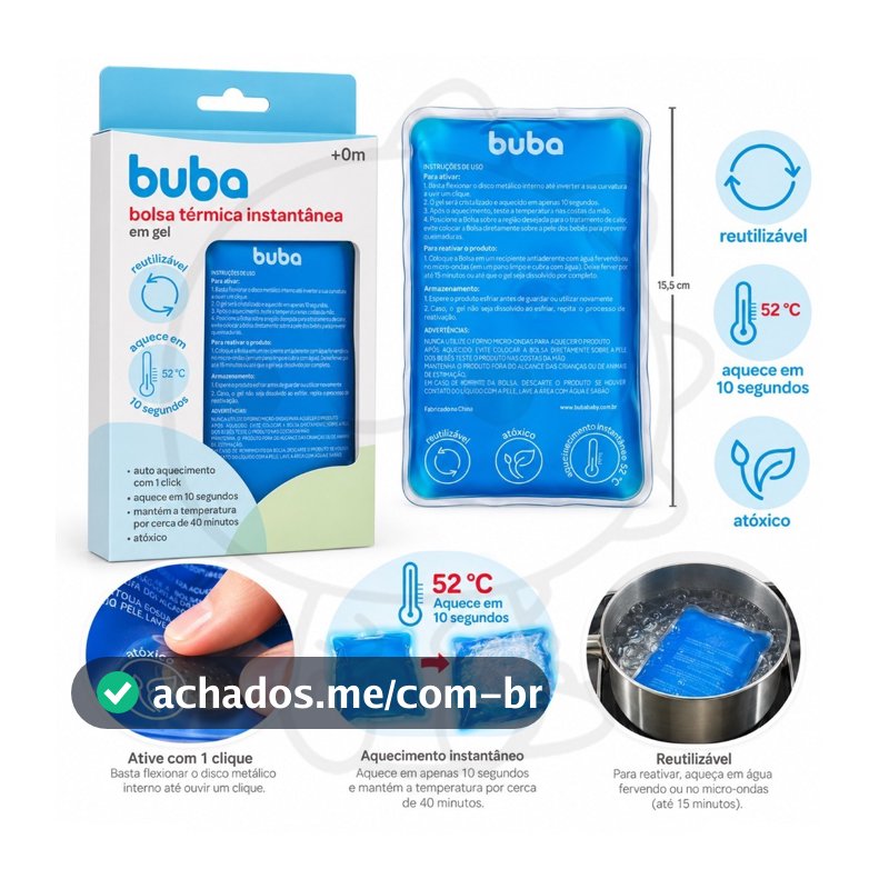 Bolsa Para Cólica De bebê Térmica gel Instantânea Para Cólica buba Bolsa Térmica em gel