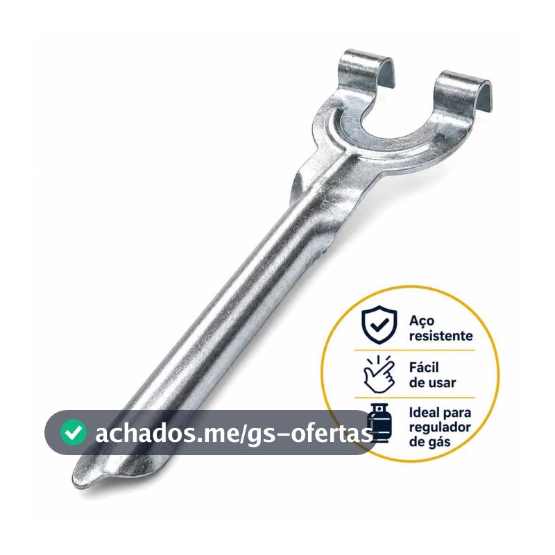 Chave Borboleta Click para Trocar Apertar Abrir Regulador Registro do botijão de gás de cozinha