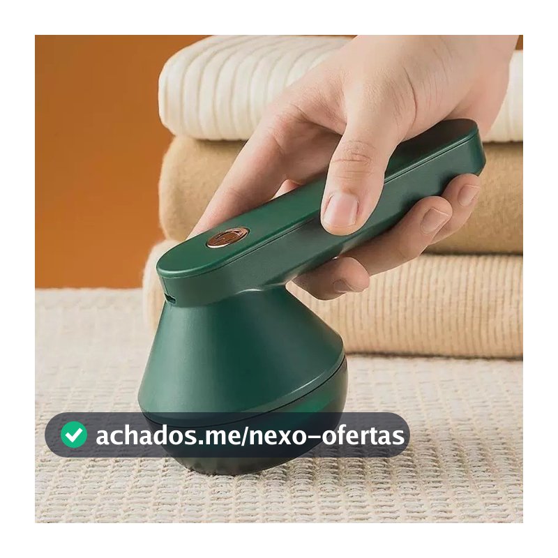 Papa Bolinhas Eletrico Tira Pelos de Roupas Removedor Aparador Sem Fio Recarregável MARISA
