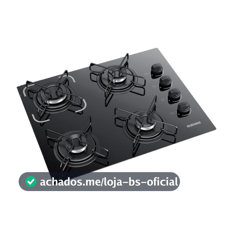 Fogão Cooktop 4 Bocas Bivolt Itatiaia Essencial Preto