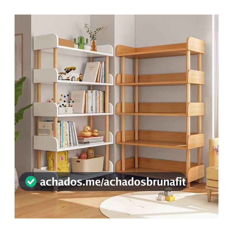 Estante Organizador Livreiro Prateleira Para Sala Quarto Escritório