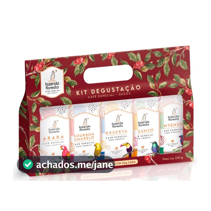 Kit Degustação em grãos - 5 pacotes de 50g