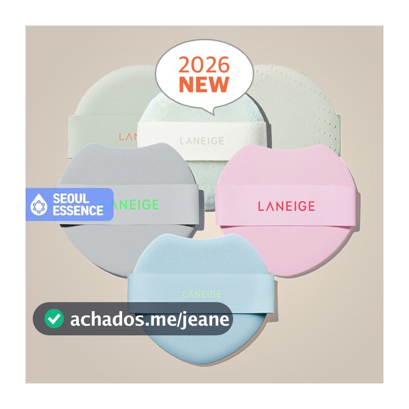LANEIGE Neo Cushion Matte & Glow Puff/Tone-Up Finish Powder (Novo Pacote)