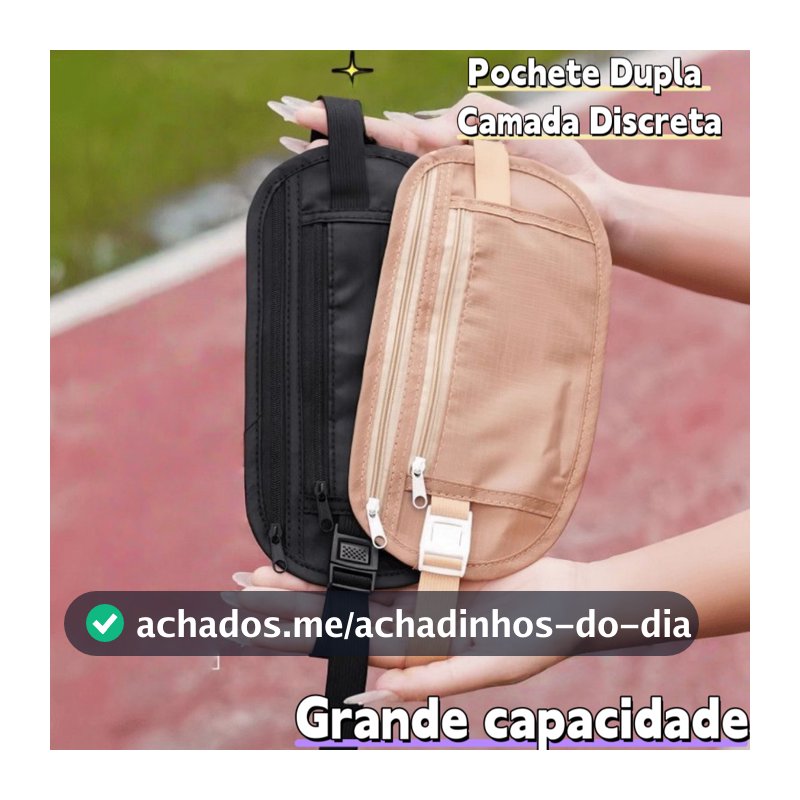 3/2/1 PCS Pochete Doleira Antifurto Nylon Impermeável Porta Celular Dinheiro Segurança Viagem Corrida Academia