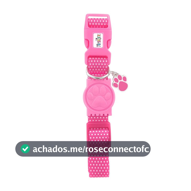 Coleira Tombalatas - Deep Pink