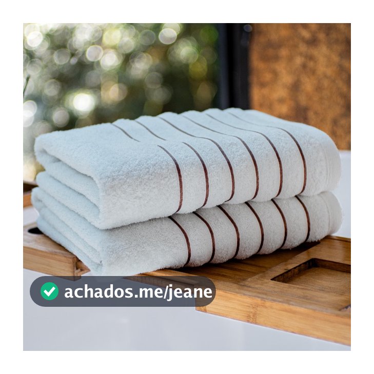 Kit 2 Toalhas de Banho 520g Alta Gramatura Grossa Macia Absorvente Grande 1,45x72