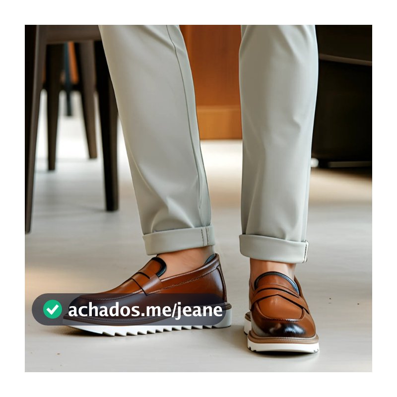 Mocassim Loafer Masculino GuGi Casual Social Confortável com Sola Tratorada Antiderrapante 5400-GG