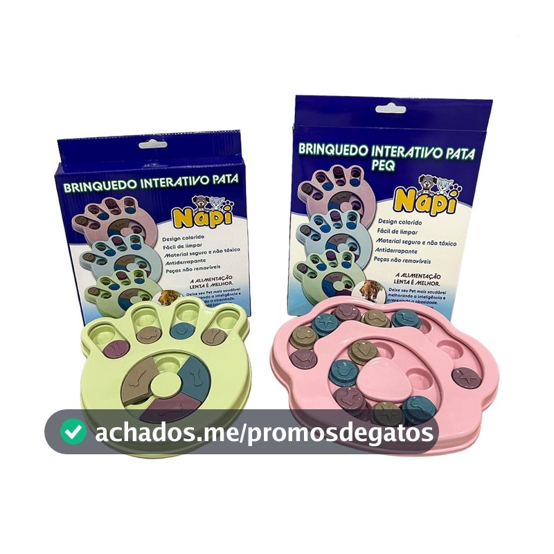 Comedouro Lento Interativo Para Cachorro Pet Puzzle Petisco