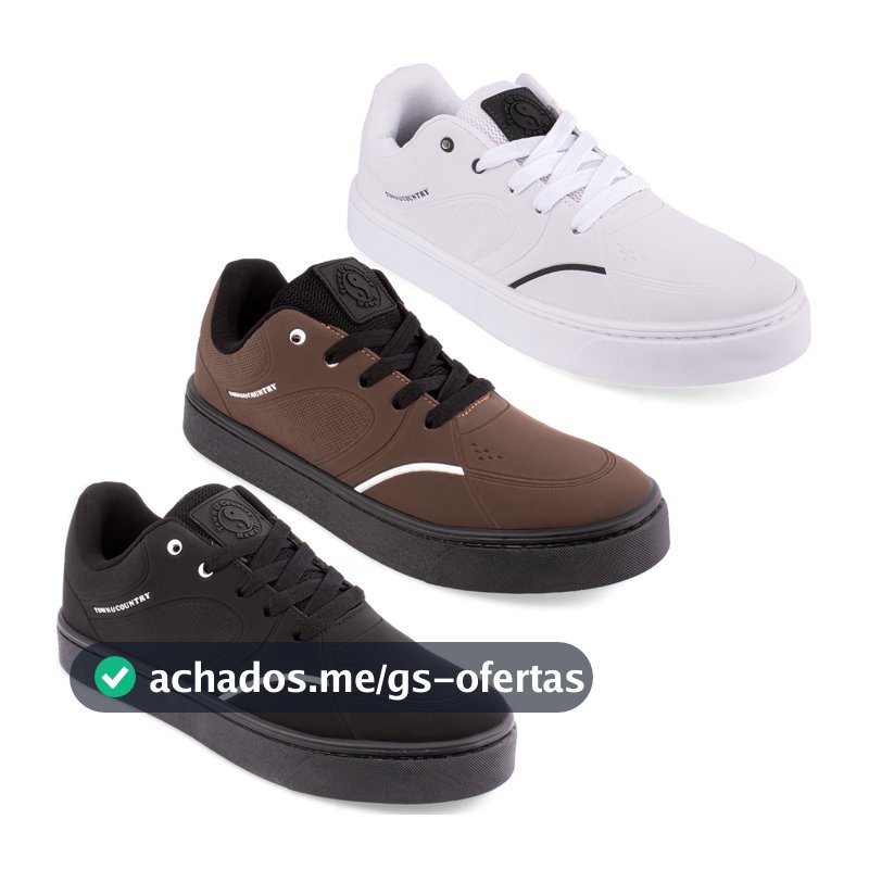 Tênis Town & Country Masculino Original Tips Lançamento