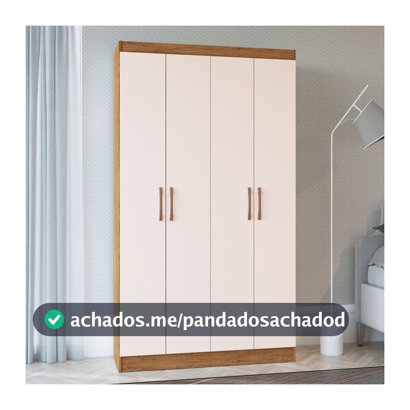 Armário Multiuso Dueto 4 Portas 8 Prateleiras 5000
