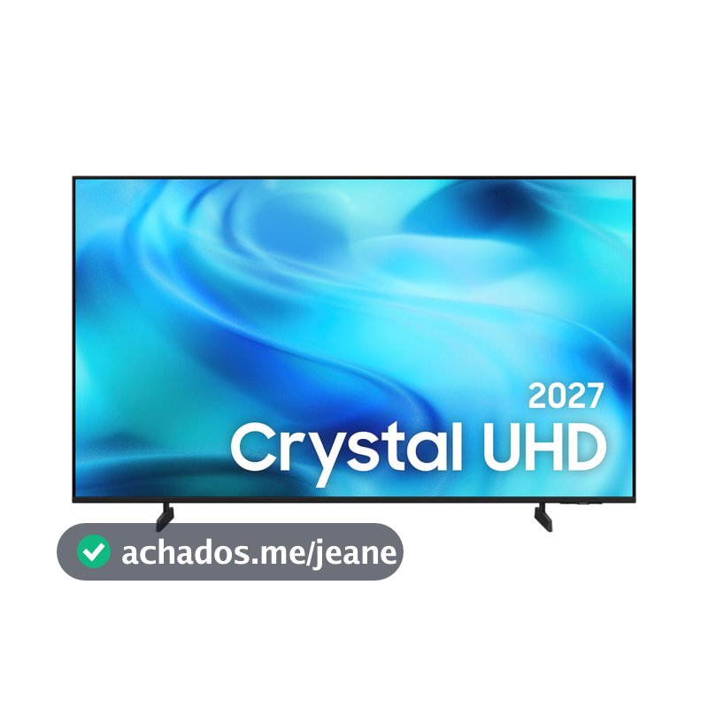 Samsung Smart TV 65" Crystal UHD 4K U8000H 26/2027, Vision AI Companion, Modo Estádio, Xbox Cloud Gaming