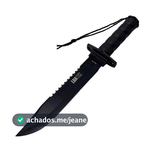 Faca Rambo Tática Militar Aço inox serrilhado kit sobrevivência + Bainha