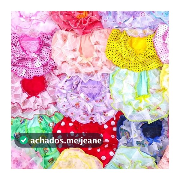 Kit 10 Calcinhas Bunda Rica Infantil Bebe