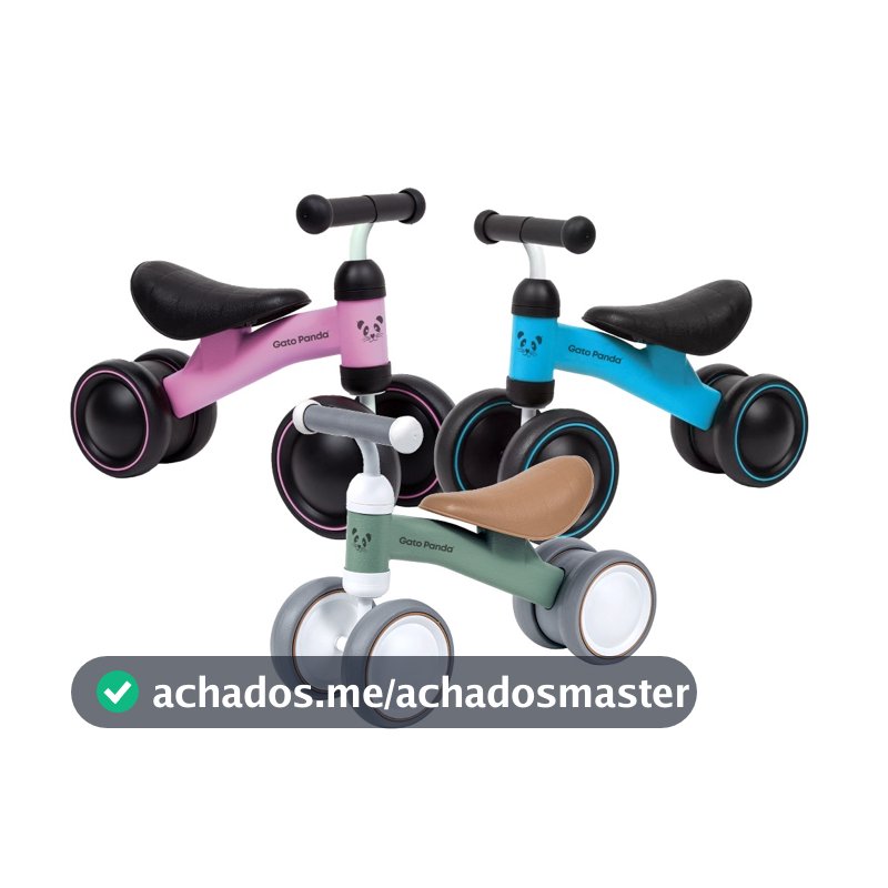 Bicicleta Infantil +2 anos Menino e Menina de Equilíbrio Bebê - Estabilidade e Conforto