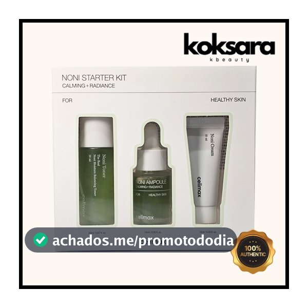 Celimax The Real Noni Starter Kit(Balancing Toner 30ml,Energy Ampule 10ml,Energy Repair Cream 10ml)