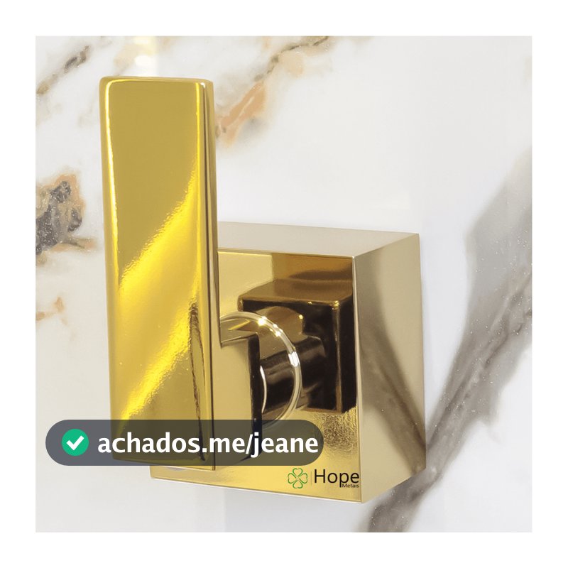 Acabamento Registro Gaveta Pressão 16 Estrias Banheiro Chuveiro Metal Dourado Gold Luxo