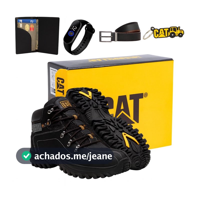Bota Caterpillar Trilha Coturno Adventure Envio Rápido