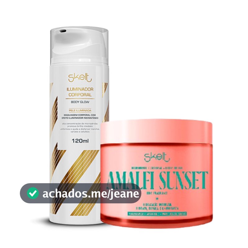 Duo Iluminador Corporal + Hidratante Corporal Amalfi Sunset