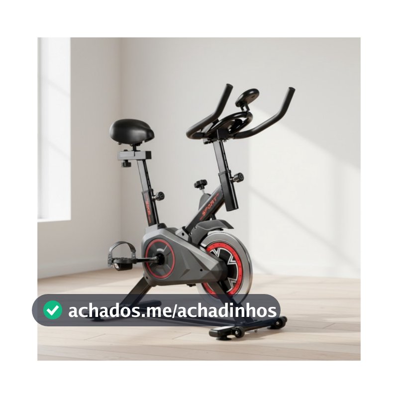 Bicicleta Ergométrica Spinning Semi Profissional Academia Bike Sport Fitness Preta