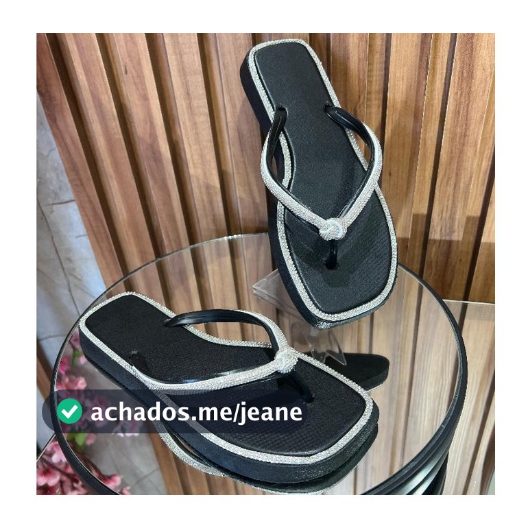 Chinelo feminino NO STRASS Verao 2026