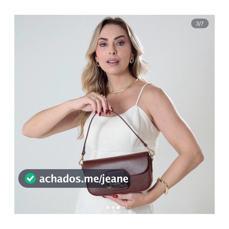 BOLSA PEQUENA DE COURO LEGÍTIMO