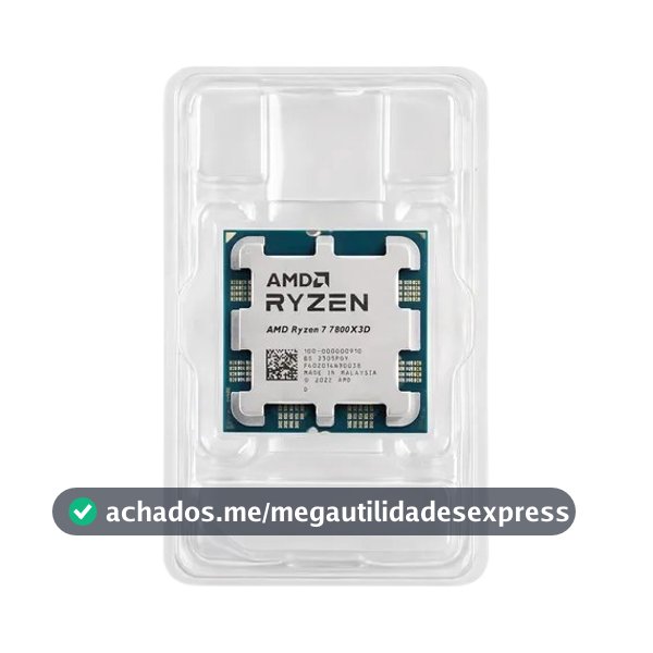Processador AMD Ryzen 7 7800X3D 4.2Ghz, OEM, Novo, Com NF