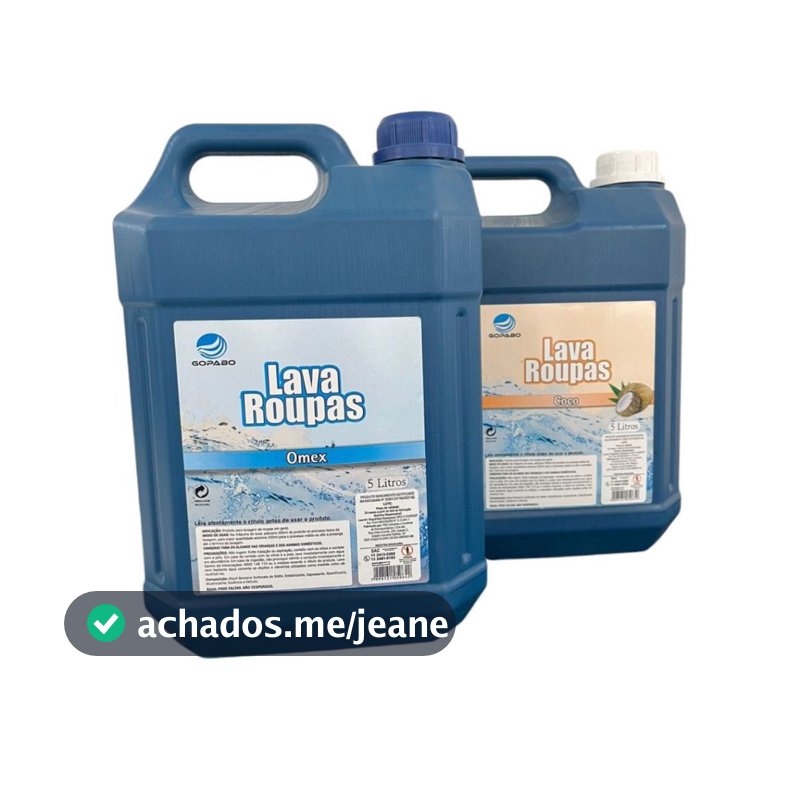 KIT 2 GALOES SABÃO ESPECIAL AZUL + SABÃO COCO