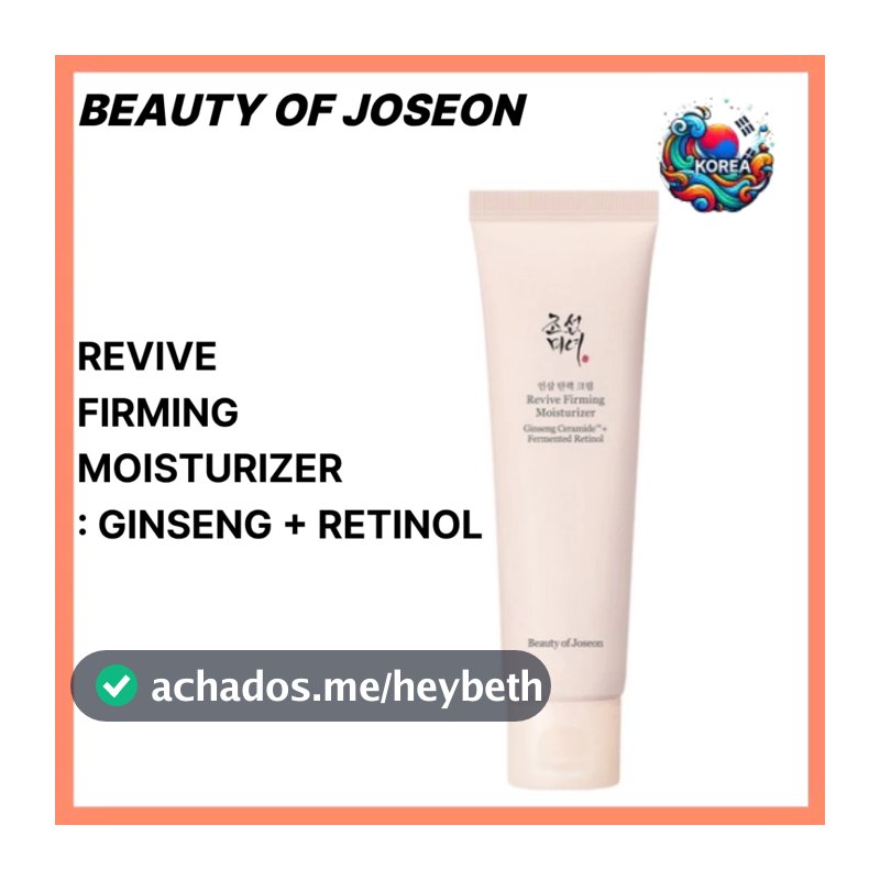 Beauty of Joseon Ginseng Elasticity Cream 60ml – Cuidado Calmante , Reafirmante E Antirrugas Para Brilho Jovem