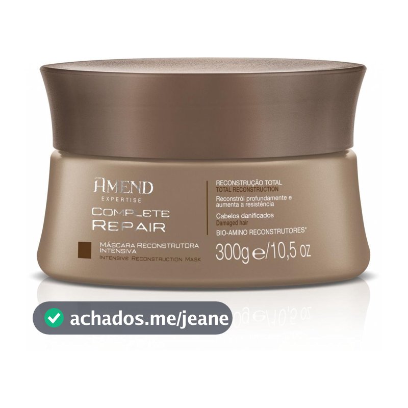 Máscara Reconstrutora Intensiva Complete Repair Amend 300g