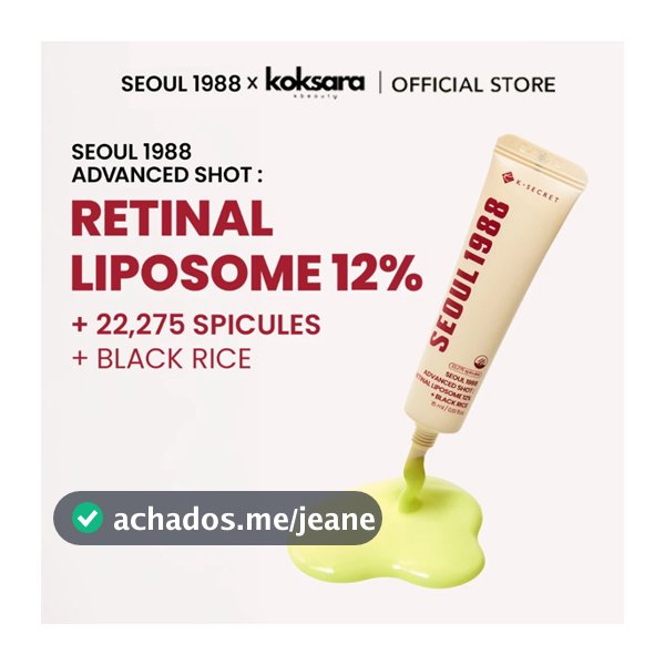 [OFFICIAL] SEOUL 1988 Advanced Shot Retinal Liposome 12% + Black Rice 15ml