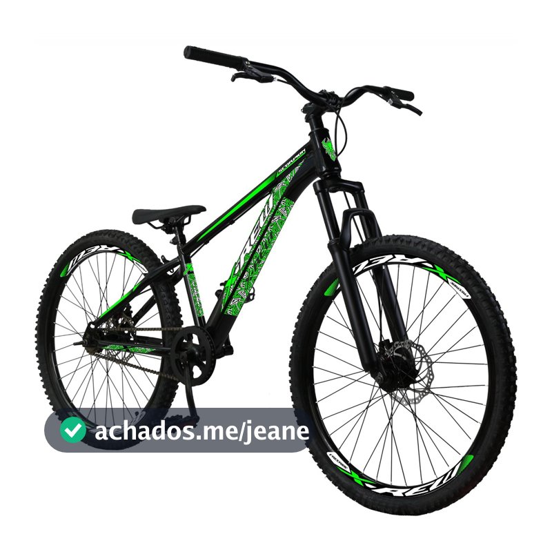 Bicicleta Aro 26 Freeride X-rew Freios A Disco Coroa Única