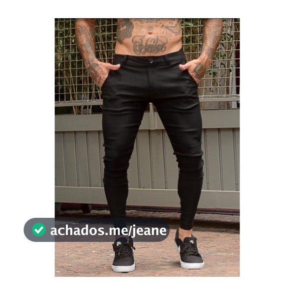 calça alfaiataria masculina skinny premium