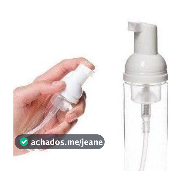 Frasco Pump P / Fazer Espuma E Higienizacao Facial 100mL