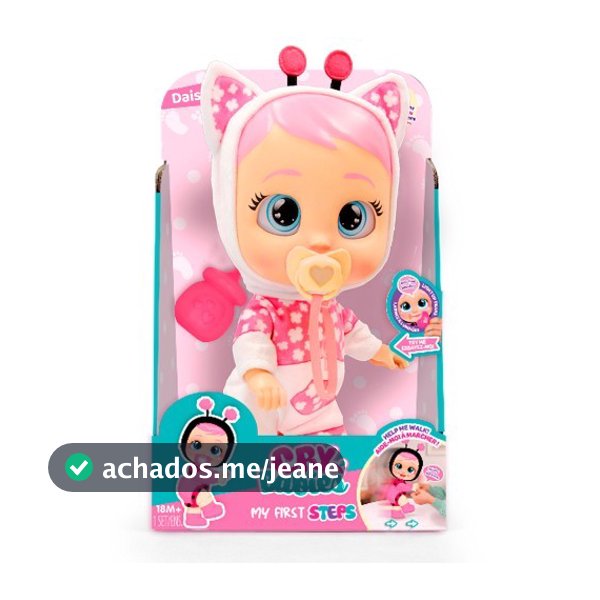 Boneca Cry Babies Daisy Meus Primeiros Passos BR2798