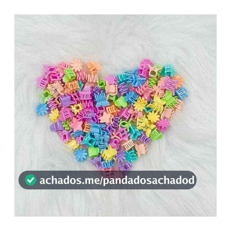 Kit 50/100/200 PCS  Mini Piranha Presilha Grampo de Cabelo Infantil Fofo Feminino