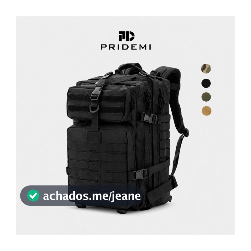PRIDEMI  Mochila militar tática mochila para caminhadas/montanhismo tecido Oxford capacidade de 50 litros